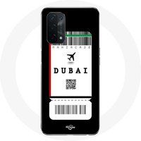 Maniacase Etui voor Oppo A54 5G Air ticket Dubai