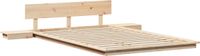 vidaXL - Bedframe - Bruin - 120 x 200 cm - Hout