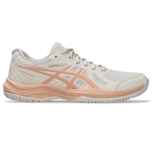 ASICS Upcourt 6 mesh sportschoenen - ecru/oranje