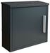 Merkloos Relaxdays Brievenbus, 35 x 33 x 12 cm (h x b x d), DIN C4, waterdicht, modern design, 4 sleutels, zwart