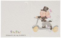 Mopec Pit&Pita boek op roller, 100 stuks, karton, wit, 0,02 x 6,5 x 4,00 cm