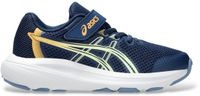Asics Contend 10 PS Blauw Kinderen Vrouwen Synthetisch Gestreept