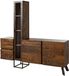 MASSIVMOEBEL24.DE SEVILLA #07 meuble mural brun acacia massif / bois de récupération 193x38x185 cm