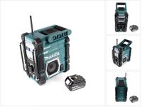 Makita DMR 112 F1 accu bouwradio 7,2 - 18V Bluetooth DAB+ + 1x 3,0Ah accu - zonder oplader