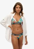 Superdry Triangelbikinitop met logo Dames Badpakken