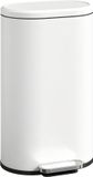 HOMCOM Vuilnisbak Keuken 30L Softclose-deksel Creme 36,5x31x61cm