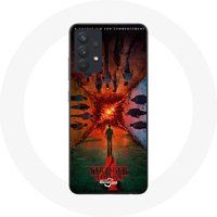 Maniacase Hoesje voor Samsung Galaxy A13 4G / A13 4G Lite Stranger Things Seizoen 4 Poster New Theory Crew