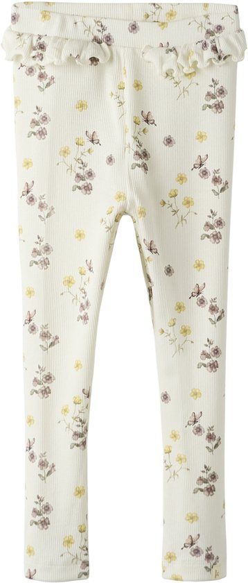 LIL' ATELIER NAME IT - NMFGAVO EFI SLIM LEGGING LIL NOOS - Meisjes - Leggings - Coconut Milk - Print - Maat 116