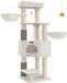 Shenzhen Haorui Industrial Technology Co., Ltd. Poteau griffoir - Poteau griffoir - Meuble pour chat - Panneau de particules - Peluche - Sisal - 50cm x 50cm x 160cm