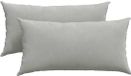 vidaXL - Coussin d'assise - 2 pièces - Tissu - Gris clair - 80 x 40 cm