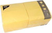 Papstar bistroservetten 33x33cm, 3-laags, geel