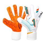 RINAT Nkam W/G AS Keepershandschoen voor volwassenen, uniseks, wit, groen, maat 10