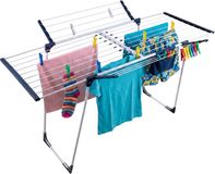 Merkloos Relaxdays Wasrek inklapbaar - uitschuifbaar - 98-161,5 cm