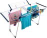 Merkloos Relaxdays Wasrek inklapbaar - uitschuifbaar - 98-161,5 cm
