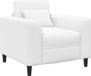 vidaXL Fauteuil Wit Stof