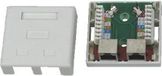 DATACOM STP prise murale Cat5e, 2 x RJ45