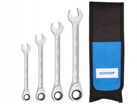 GEDORE S 7 R-04 jeu de clés à œil avec cliquet, 4 pièces, 10-19 mm