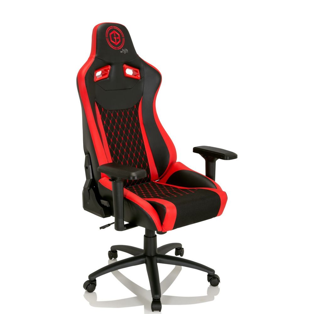 HJH OFFICE GAMEBREAKER SX 04 - Gamestoel Zwart/Rood - Stof - 2022 Model