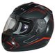 protectWEAR Motorhelm H510 Arrow zwart mat/rood - M