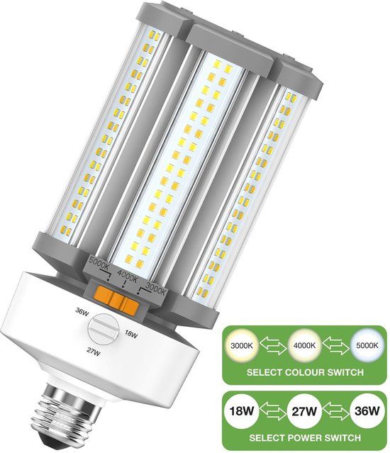 Bailey LED E27 Lamp | 2400 lm | 2700K | 18-36W