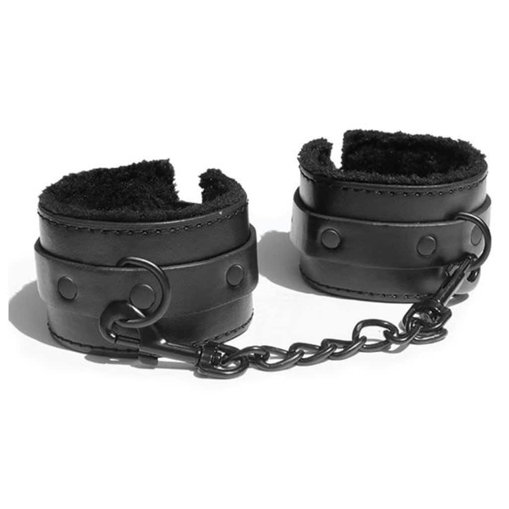 Shadow Pluizige Handboeien Sex & Mischief 99121 - Zwart
