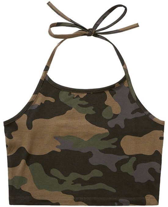 Brandit Women Neckholder Top Dames Halternecks - donkercamouflage - XL