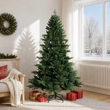 vidaXL Kunstmatige Inklapbare Kerstboom 180 cm PVC en Metaal Groen