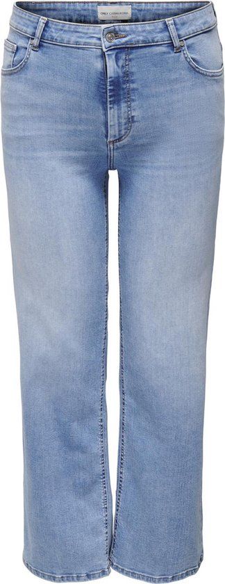 ONLY CARMAKOMA Willy Wide Leg Jeans - Light Blue Denim - Women's