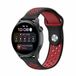 By Qubix Qubix - Sport Edition Siliconen band - Zwart + Rood - Geschikt voor Xiaomi Redmi Watch 5 Active / Redmi Watch 5 Lite