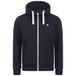 Deproc Active Finncmyk Sweatjack met capuchon voor heren, met ritssluiting, fleecejack, windbreaker, hoodie met ritssluiting, Donkerblauw, L