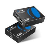OREI 4K HDMI-extender over enkele CAT5e/CAT6-kabel Eén tot veel meervoudige weergavematrix 4K @ 30Hz met IR - tot 400 voet - ProLNK-technologie
