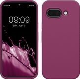 kwmobile telefoonhoesje geschikt voor Google Pixel 9a - Hoesje met siliconen coating - Smartphone case in magenta-lila
