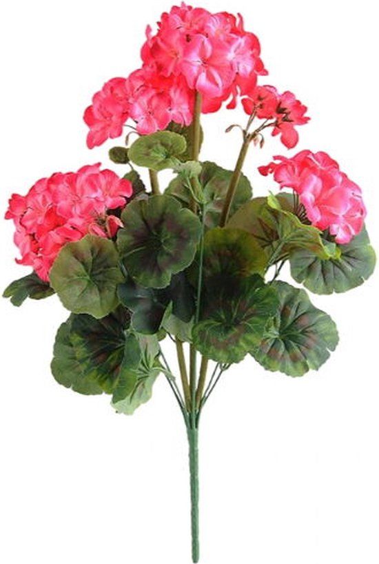 Buitengewoon Boet Buitengewoon de Boet Kunstbloem geranium 45 cm, donkerroze