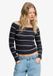 Superdry Athletic Essentials Kanten Longsleeve Top Dames Roze/marineblauw gestreept