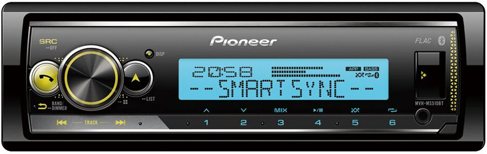 Pioneer MVH-MS510BT Marine Radio