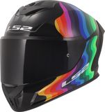 LS2 Helm Rapid III Flow FF820 zwart / multi maat 3XL