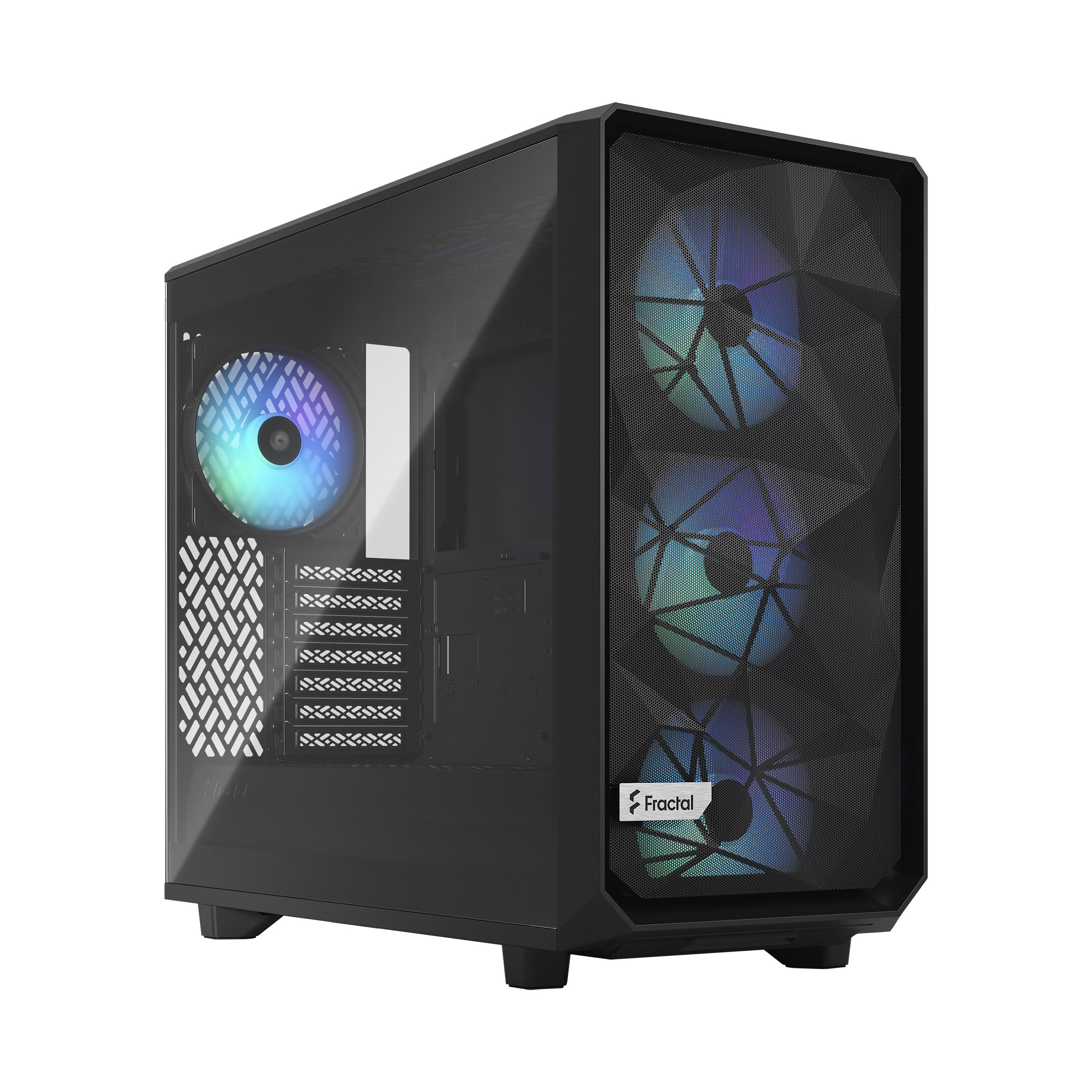 Fractal Design Meshify 2 Lite Black - PC Case - ATX, EATX, Micro ATX, Mini-ITX - Tempered Glass - RGB