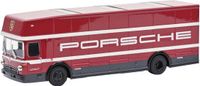 Schuco 452668000 H0 Vrachtwagen Mercedes Benz Raceautotransporter Porsche