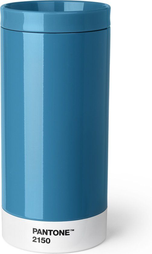 Copenhagen Design Pantone To Go Drinkbeker - RVS - 430 ml - Blue 2150 C