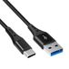 Allteq ALTQ-UC-1000-B-0.5 USB-kabel USB 3.2 Gen 1 (3.1 Gen 1) 0,5 m USB C USB A 5 Gbit/s Zwart