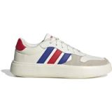 adidas Litecourt Heren Schoenen Blauw/Rood/Wit Leer/Suède Maat 41 1/3
