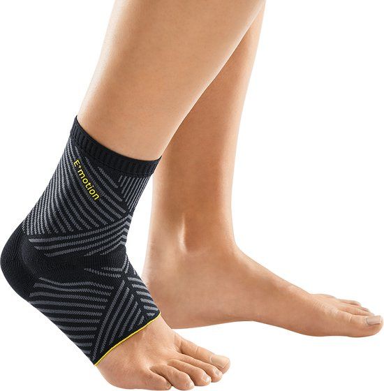 Medi Levamed E+Motion Enkelbrace 3.0 - Zwart - Maat 4