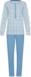 Pastunette Blue Cottage Pyjama Katoen Badstof Blauw Maat 38