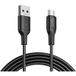 Lito Câble de Données et de Charge USB-A - microUSB Lito LD06V, 18W, 1m, Noir