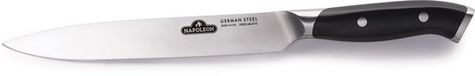 Napoleon couteau à viande Argent, Noir Acier inoxydable Plastique 20 cm Lavable au lave-vaisselle