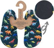 Slipstop antislip waterschoen Dino Blauw - Maat 18-20