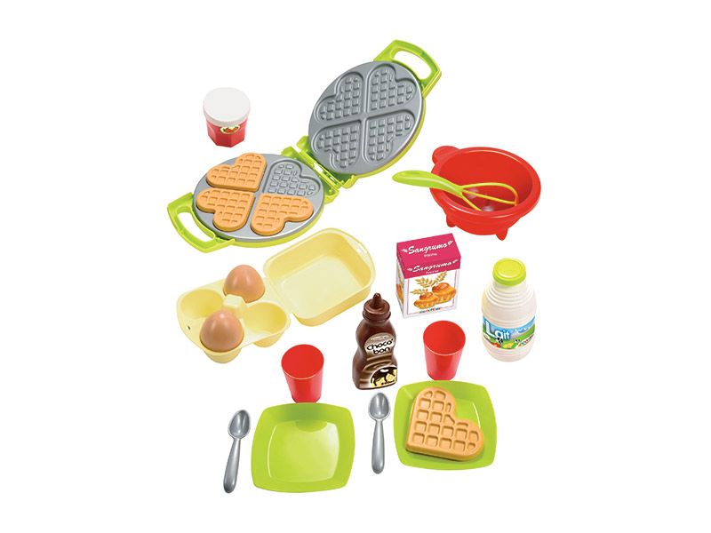écoiffier Gaufrier - Rollenspelspeelgoed - Geel, Grijs, Groen