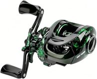 Baitcasting reel, Baitcaster vismolens met 18+1BB roestvrijstalen kogellagers, magnetisch remsysteem voor vissen op zout water zoetwater, verkrijgbaar in 7.1: 1