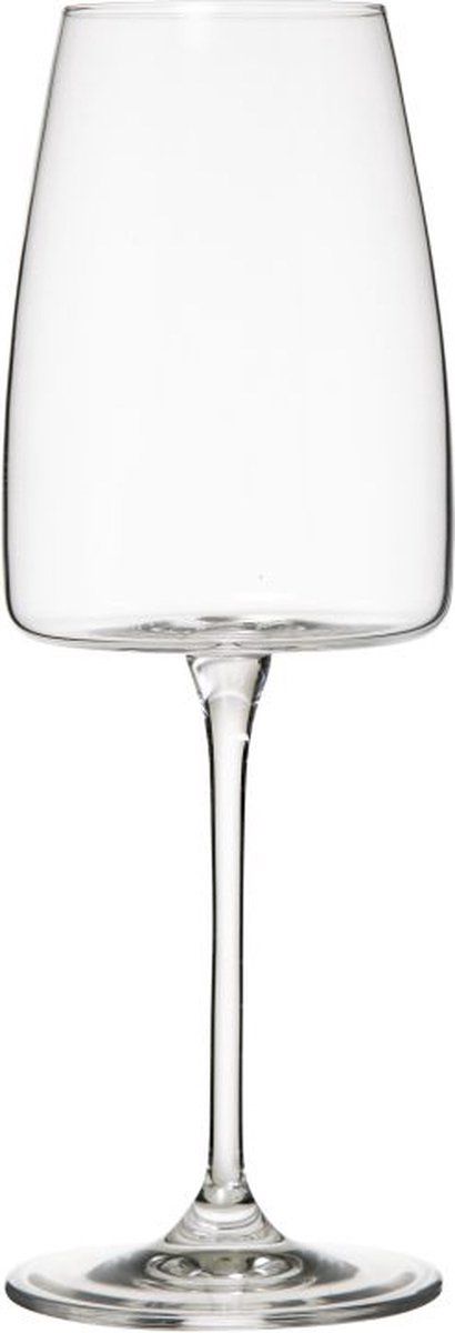 CASA DI ELTURO Ella - Kristallen Wijn Glazen - Set van 6 - 42cl - Transparant