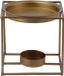 DK design Brûleur d'encens carré - métal - or